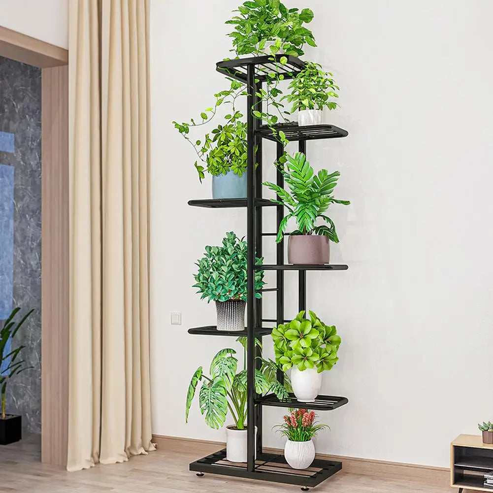 Haven Ridge 8-Tier Metal Plant Stand & Flower Display Rack