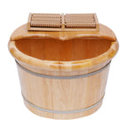 Serenity Cedar Foot Spa Basin & Massage Bucket