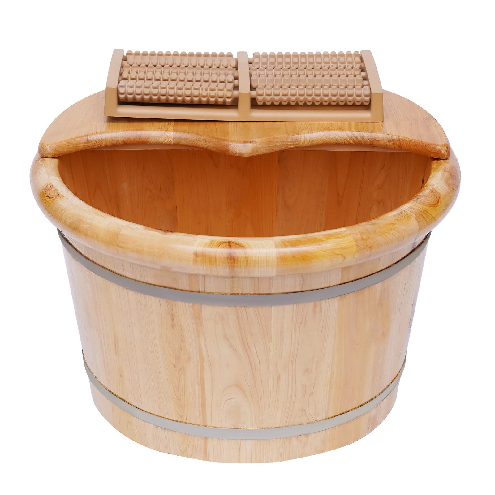 Serenity Cedar Foot Spa Basin & Massage Bucket