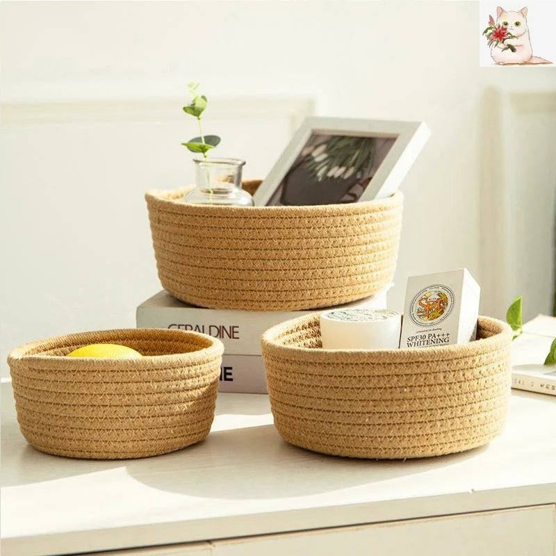 Willow Nest Cotton Rope Storage Basket