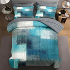 Mid-Century Sun & Leaf Comforter Bedding Set