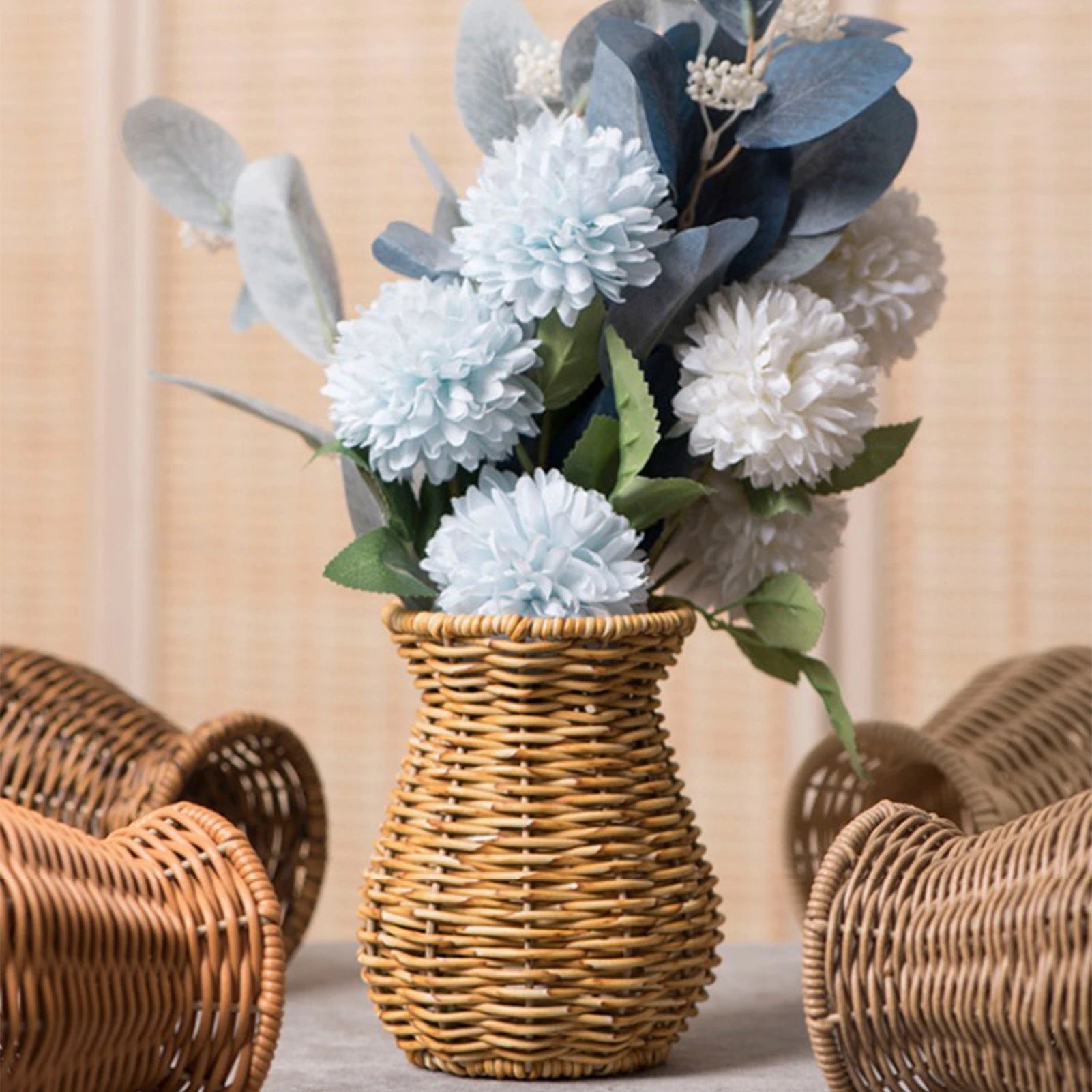 Willow Weave Decorative Vase
