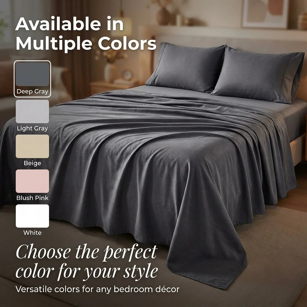 Haven Ridge Rest Bamboo Microfiber Sheet Set – 3 Piece