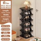 Haven Ridge SpaceSaver Vertical Shoe Organizer – 6 or 9 Tier