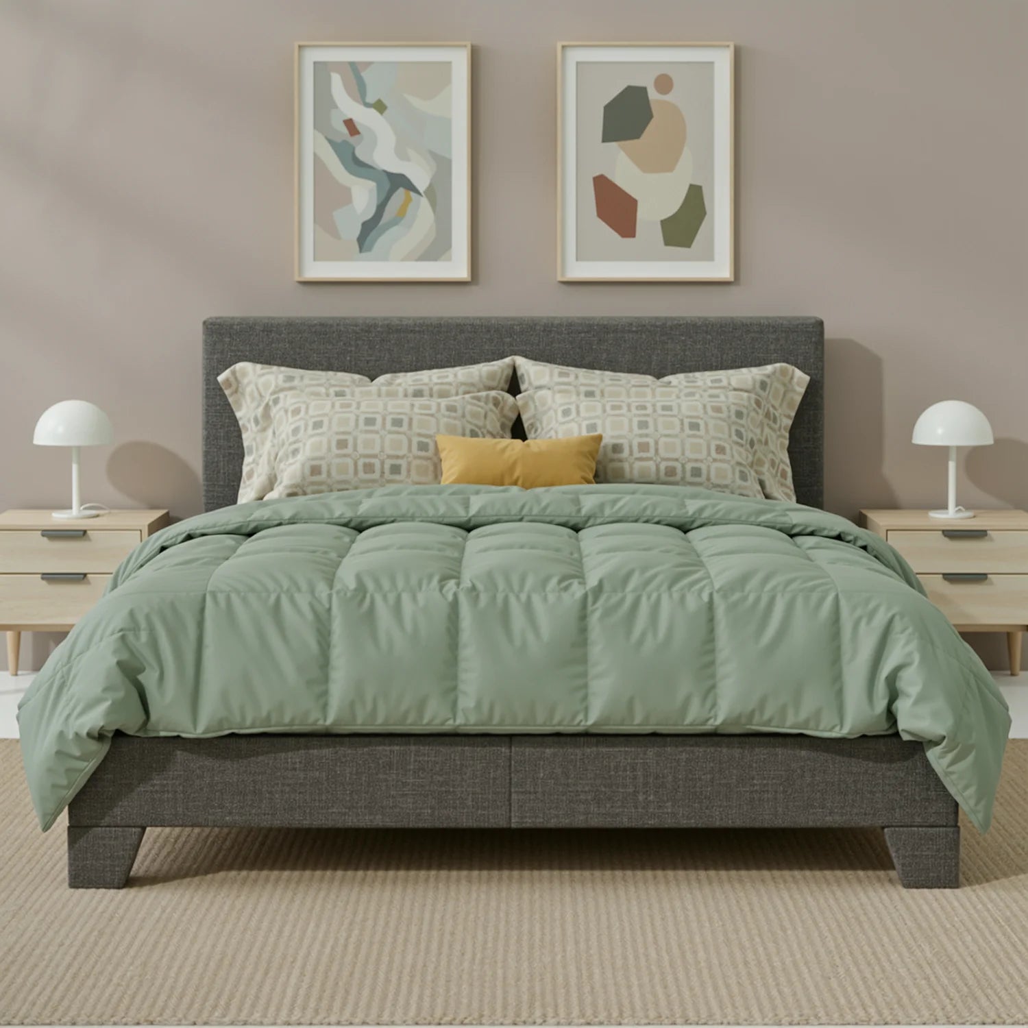 Meadow Ridge Upholstered Platform Bed Frame