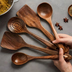 Heritage Wooden Kitchen Utensil Set