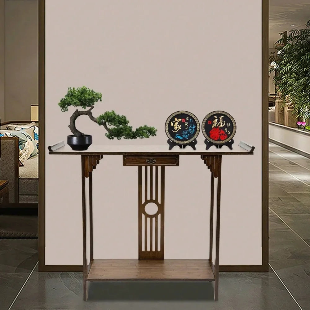 Walnut Grove Bamboo Console Table