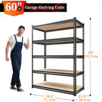 Haven Ridge Pro Heavy-Duty Storage Shelving Rack – 5 Tier