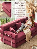 FlexLounge Convertible Sleeper Chair & Floor Sofa Bed
