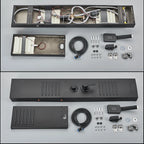 Cascade Elite LED Shower Panel Tower System with Rainfall, Waterfall & SPA Massage Jets