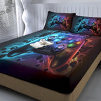 Gamer Controller Cooling Fitted Sheet Set