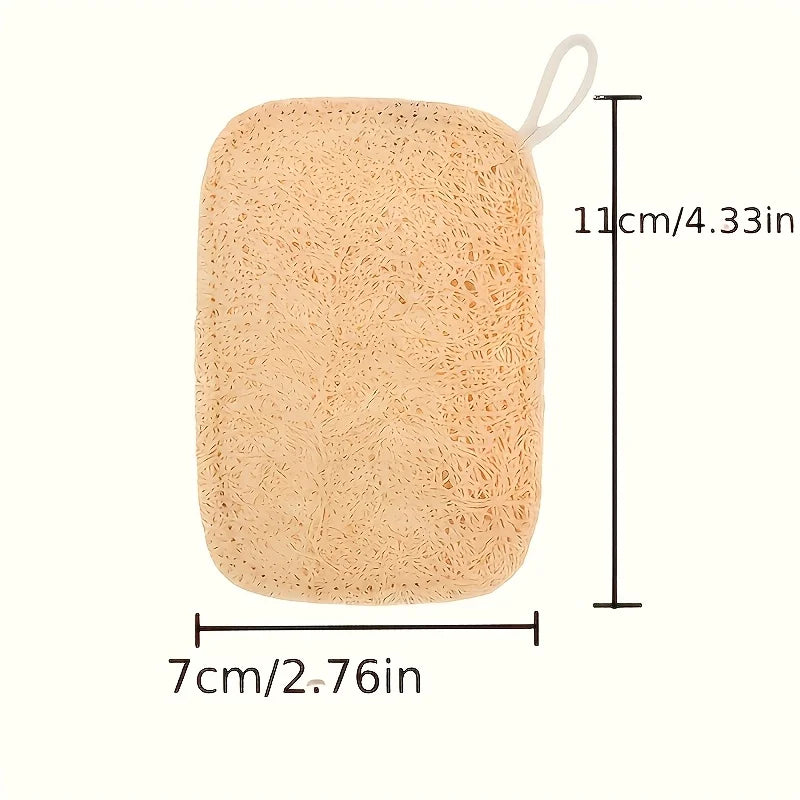 Pure Renewal Natural Loofah Sponge Set