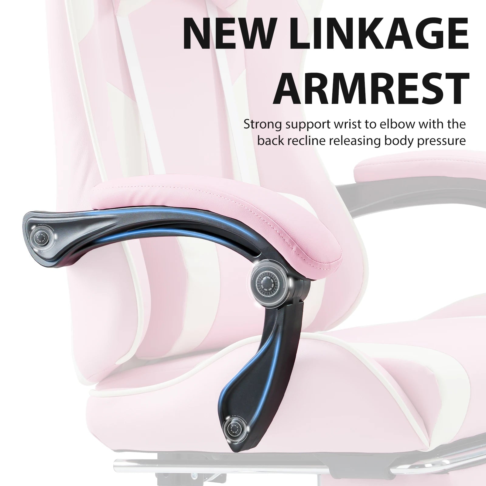 Apex Elite Ergonomic Gaming Chair with Footrest