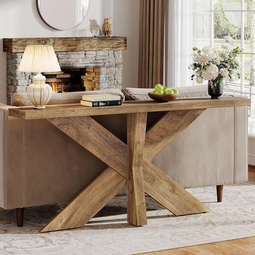 Oak Hollow Farmhouse Console Table