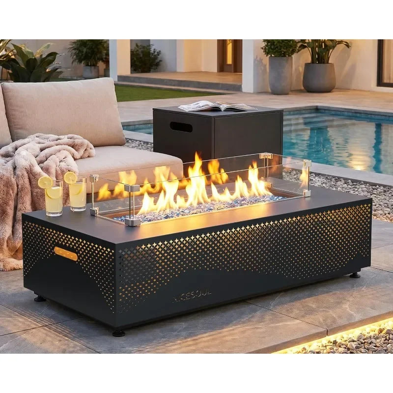 Ember Ridge Outdoor Fire Pit Table