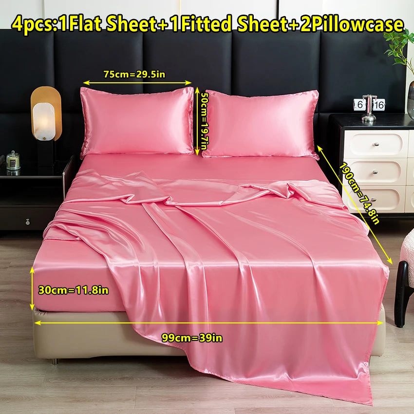 Silk Haven Satin Sheet Set