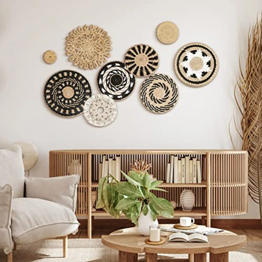Willow Haven Boho Woven Wall Basket Collection