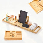 Serenity Foldable Bamboo Spa Bath Caddy