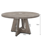 Heritage Round Farmhouse Dining Table