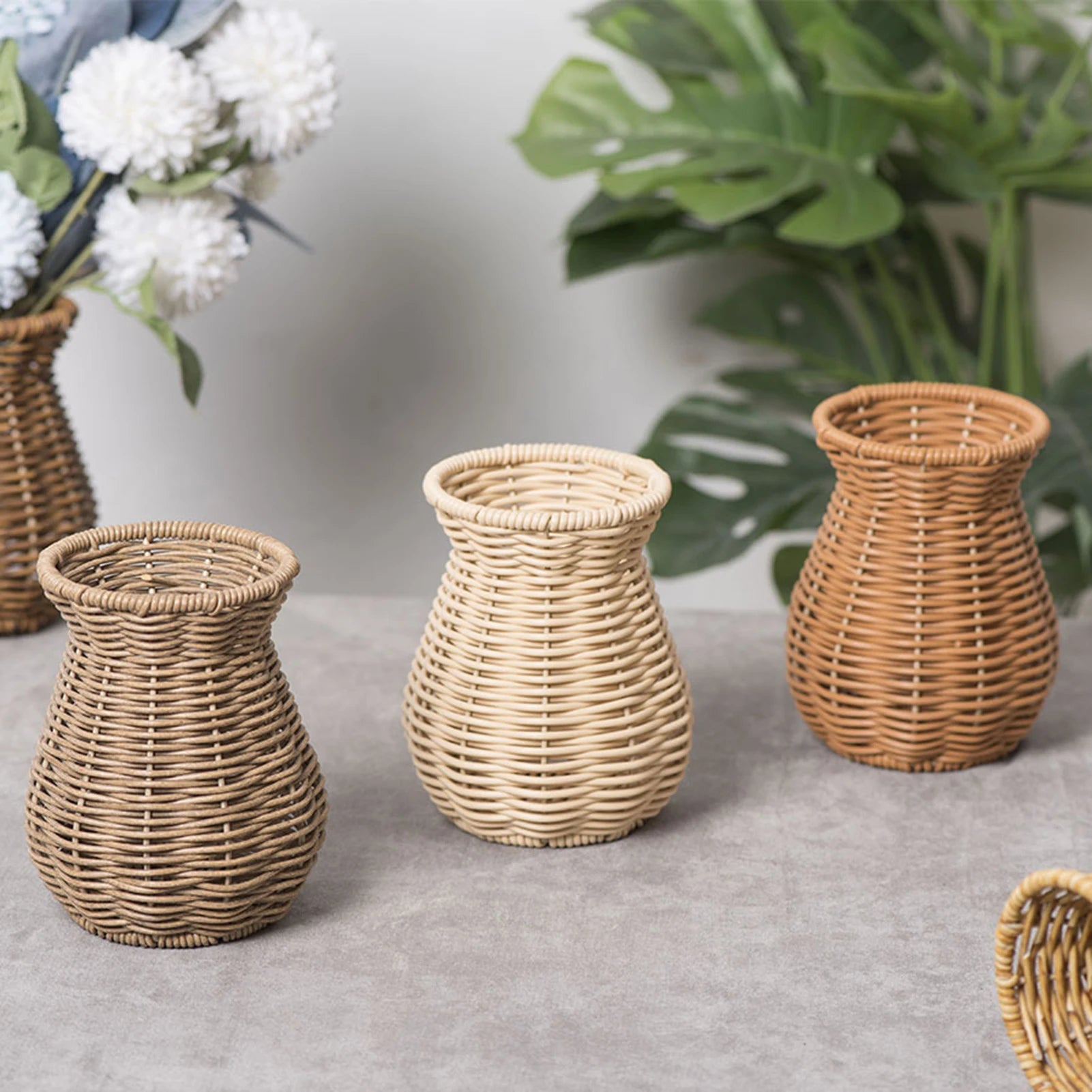 Willow Weave Decorative Vase