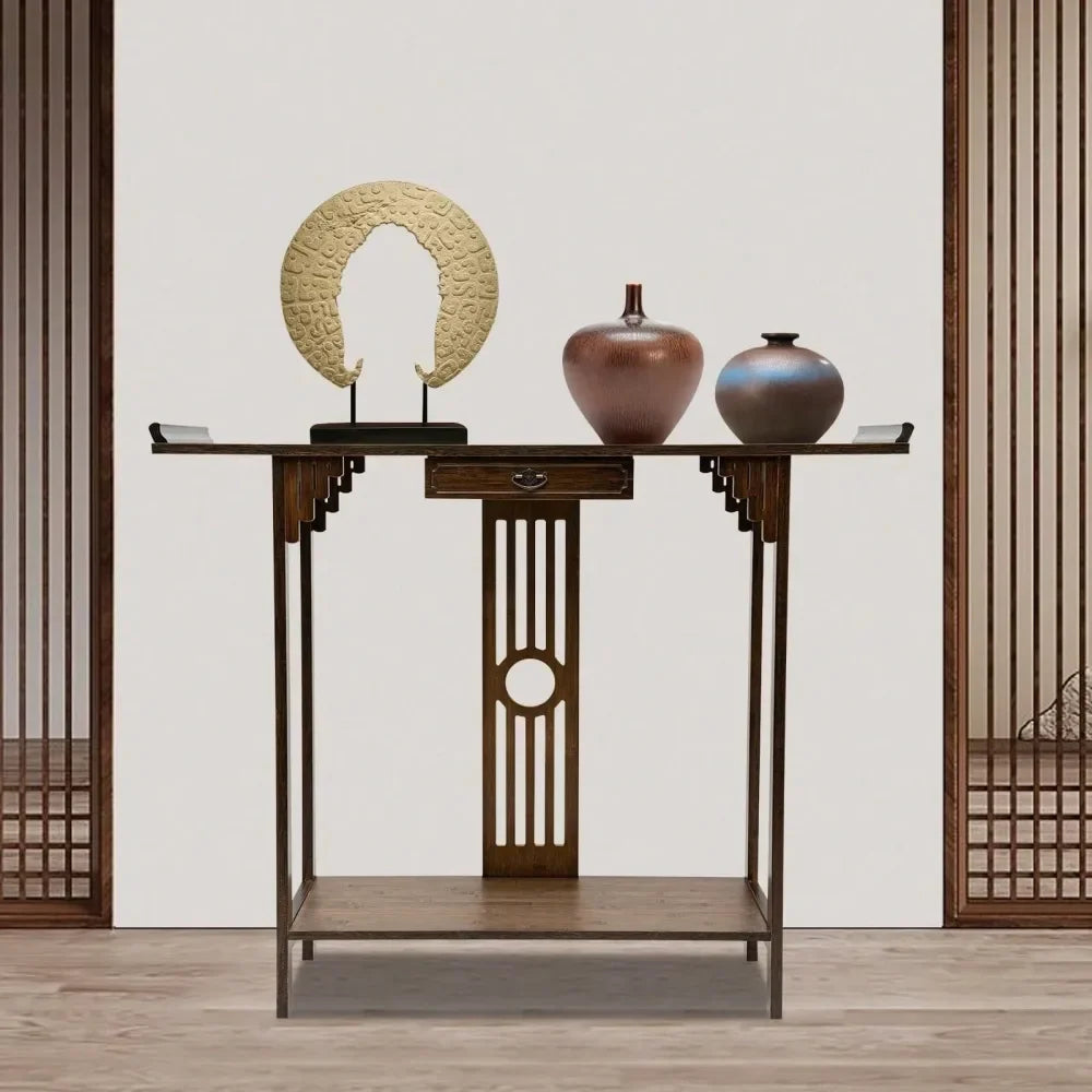 Walnut Grove Bamboo Console Table