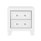 White King Bedroom Set with LED Lighting