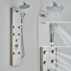Cascade Spa Luxury Shower Panel System with LED Temperature Display