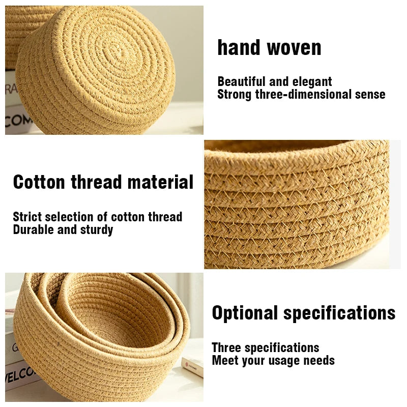 Willow Nest Cotton Rope Storage Basket