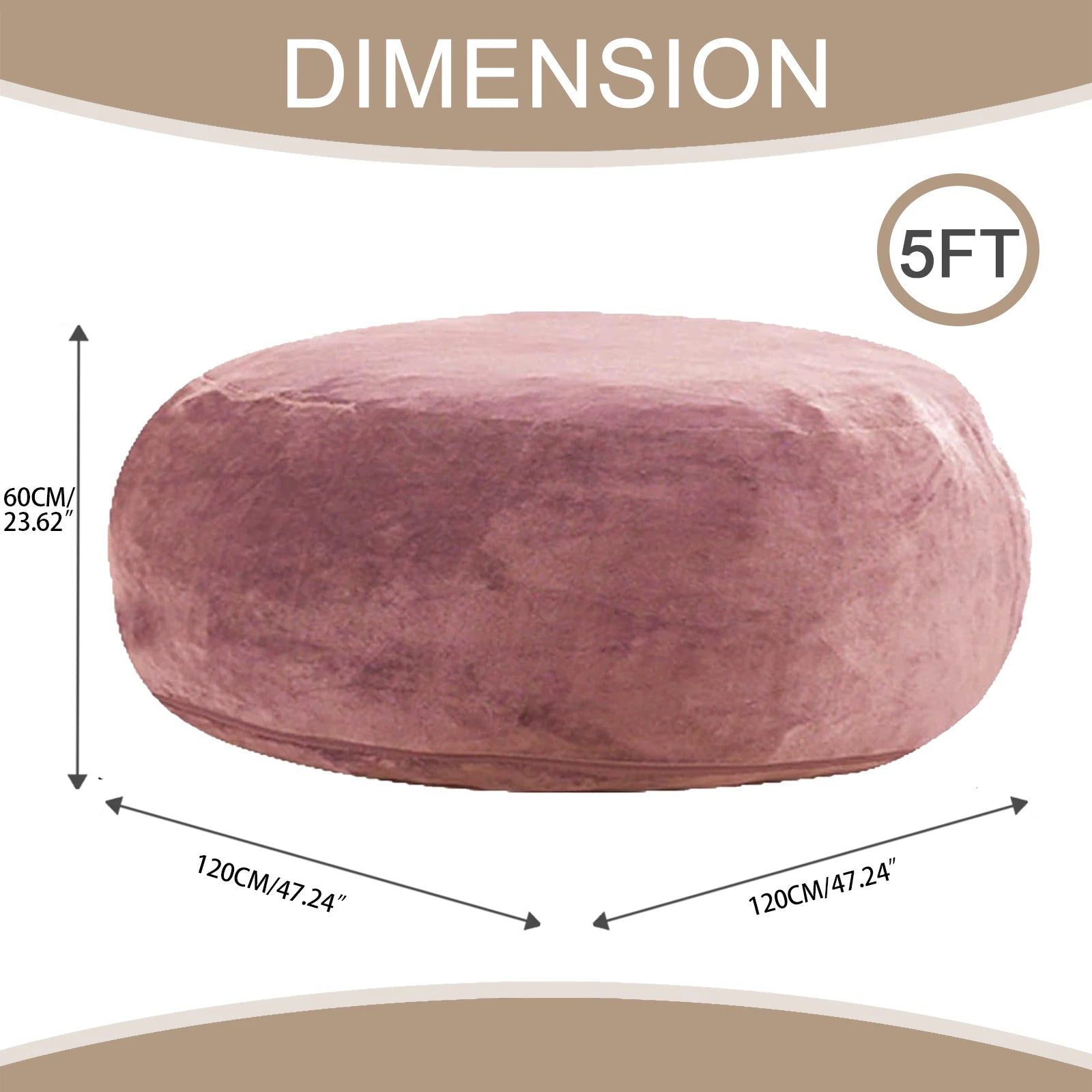 Cloud Comfort Memory Foam Bean Bag Chair