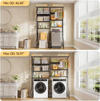 6-Tier Over Washer & Dryer Laundry Storage Rack