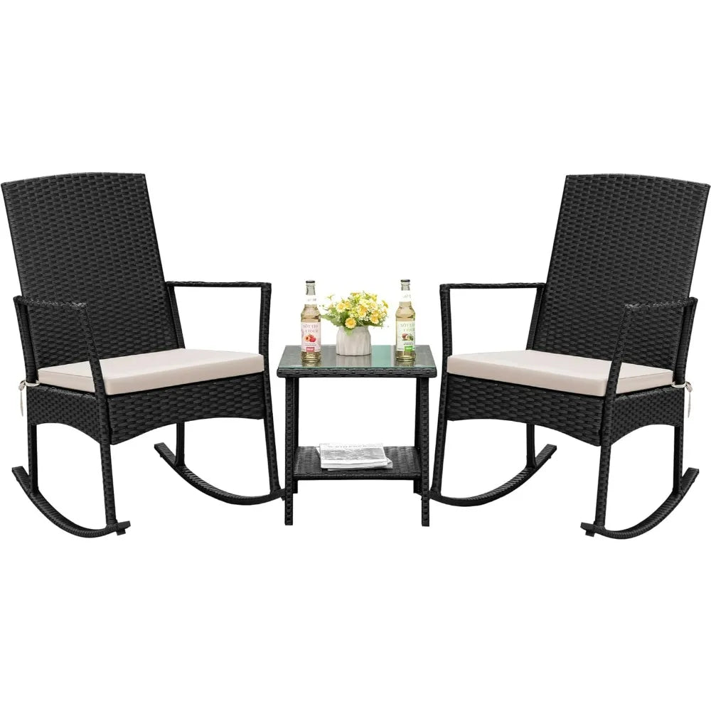 Harbor Ridge Outdoor Rocking Chair Set