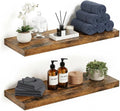 Heritage Rustic Farmhouse Floating Shelves – Set of 2