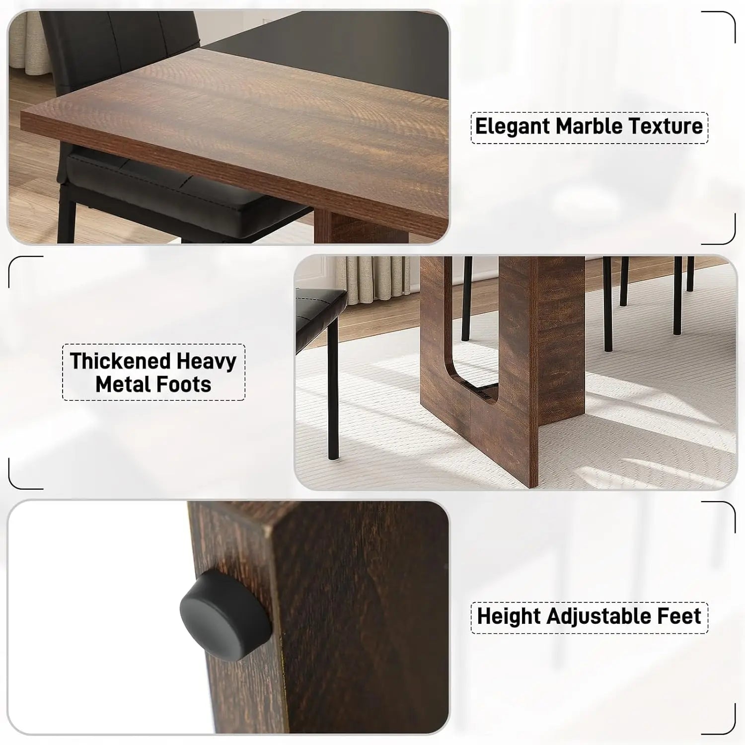 Heritage Farmhouse Dining Table for 6–8 Guests