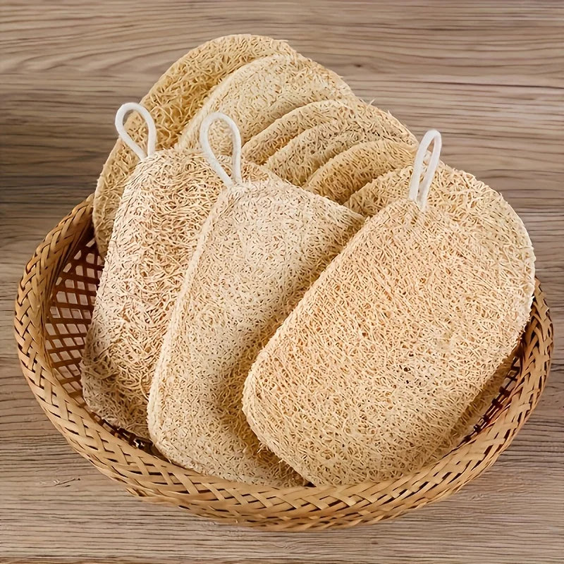 Pure Renewal Natural Loofah Sponge Set