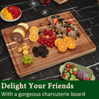 Timber Grove Acacia Butcher Block Cutting Board