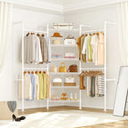 5–8 Ft Expandable Wall-Mounted Closet System