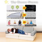 Modular Corduroy Kids Play Couch
