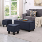 Haven Ridge Grove 3-in-1 Storage Ottoman Bench Set