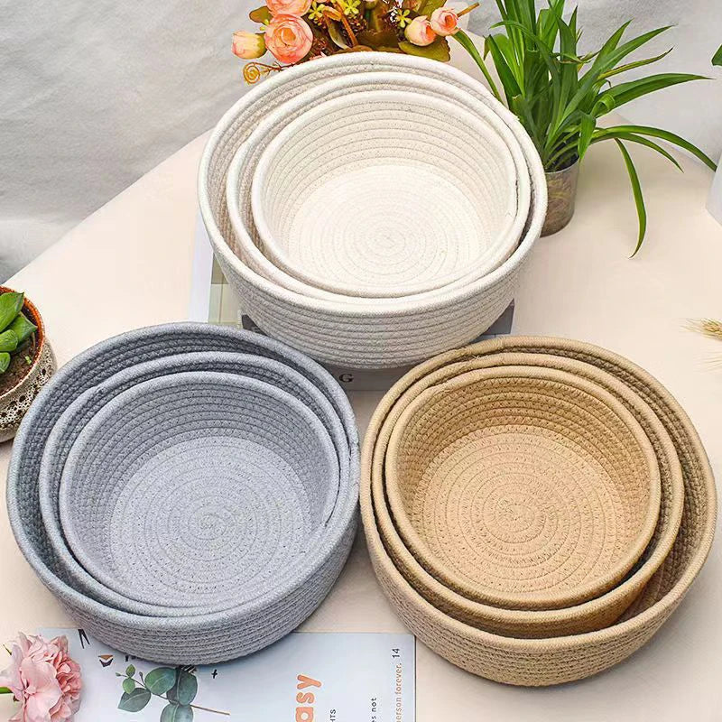 Willow Nest Cotton Rope Storage Basket
