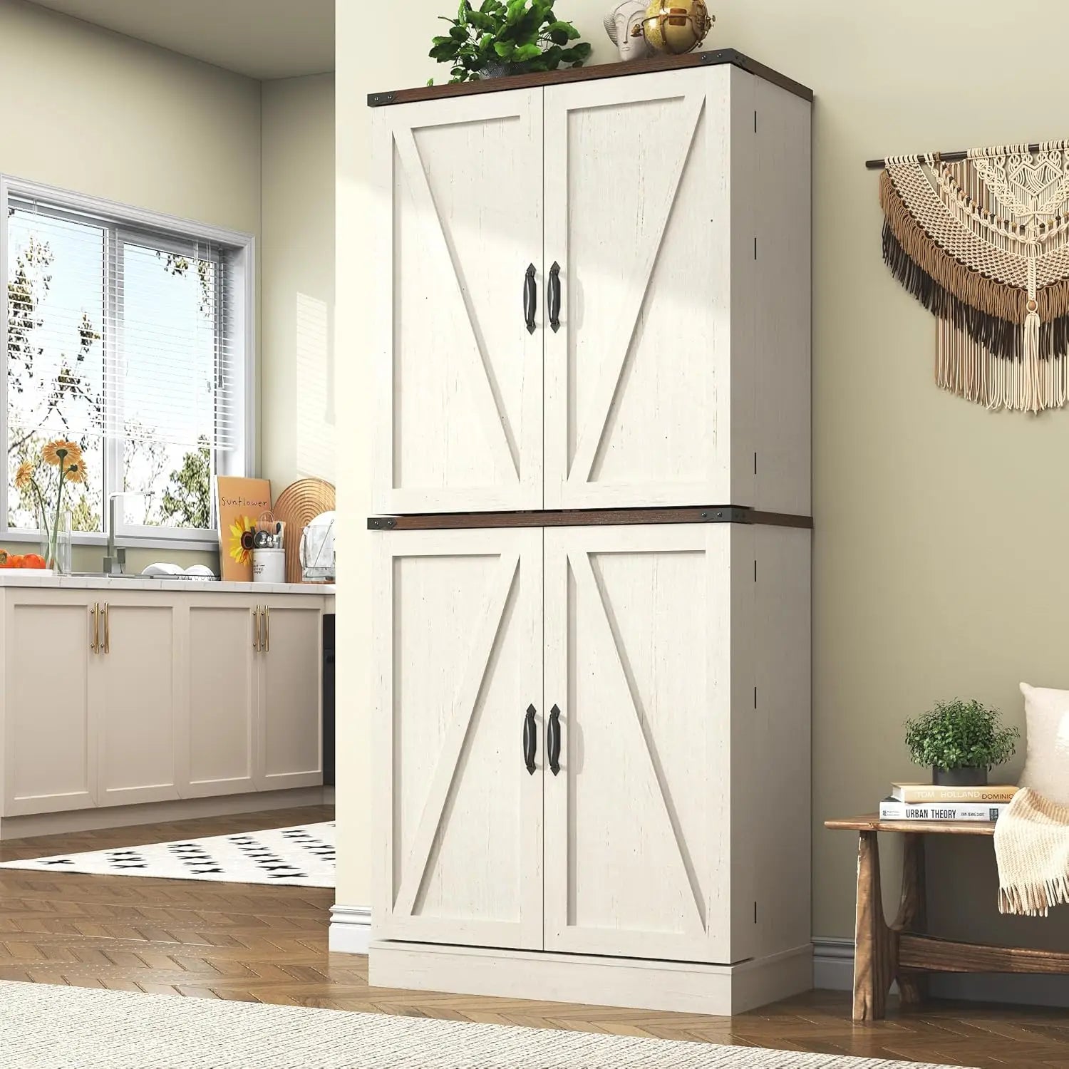 Heritage Farmhouse Pantry Cabinet