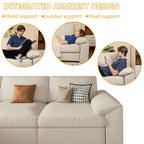 Haven Luxe Modular Leather Sectional Sofa