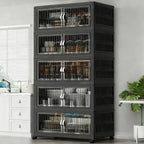 28" Extra-Large Stackable Storage Bins with Wheels