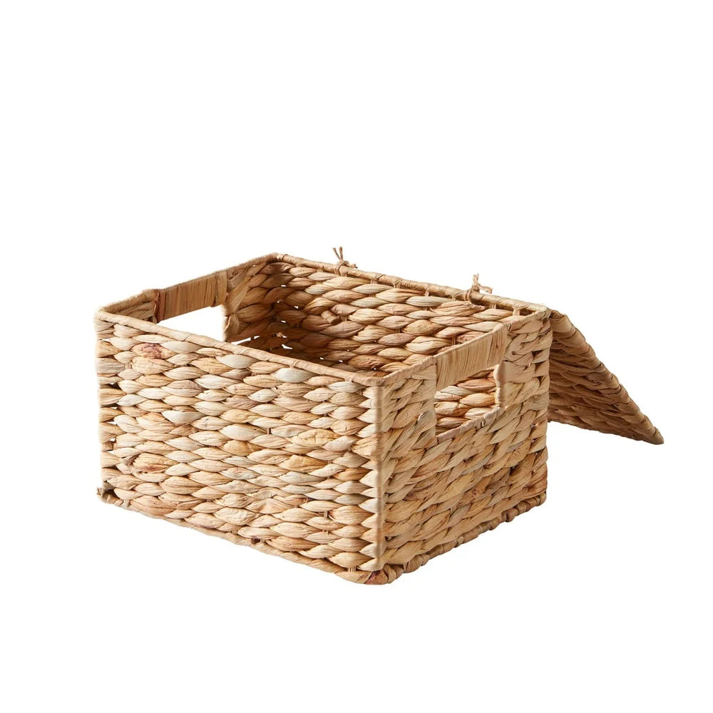Willow Woven Hyacinth Storage Basket