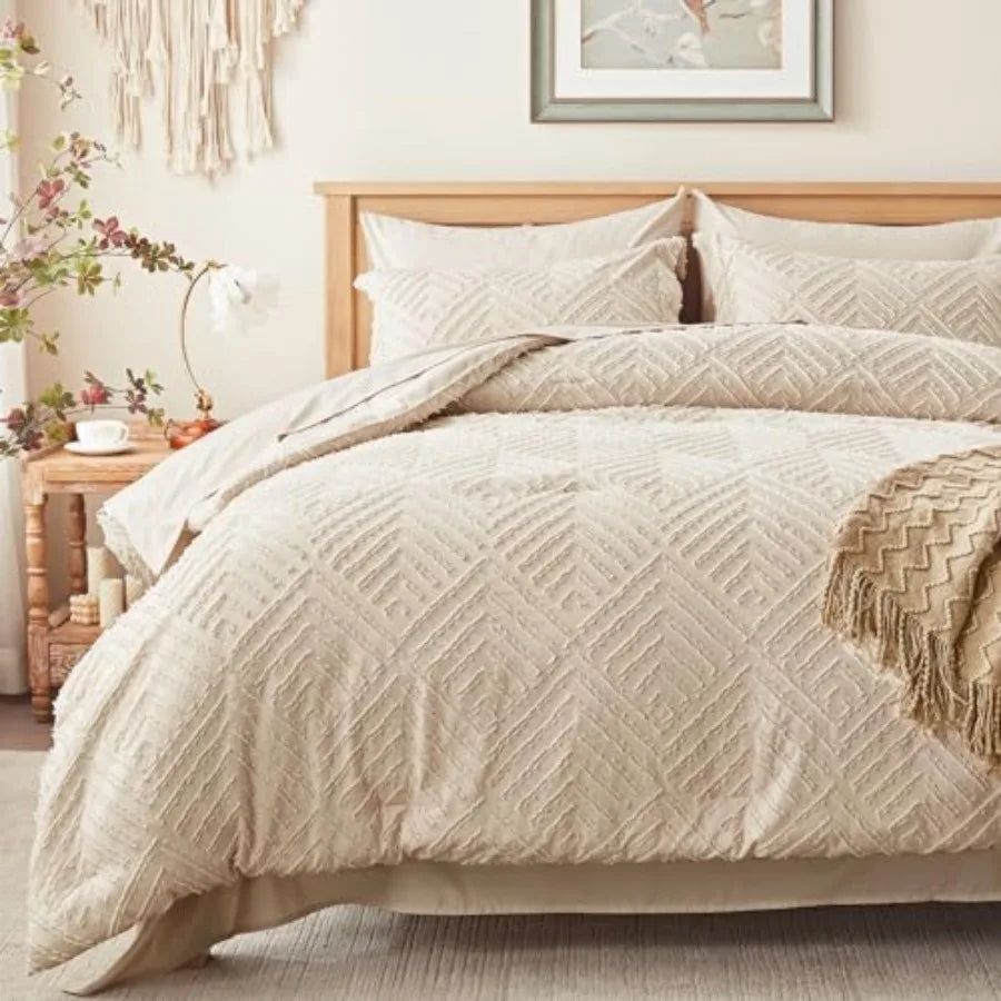 Haven Ridge Willow 7-Piece Tufted Boho Comforter Set
