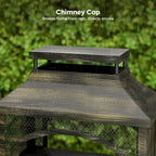 Fireside Haven Outdoor Wood-Burning Chiminea