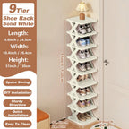 Haven Ridge SpaceSaver Vertical Shoe Organizer – 6 or 9 Tier