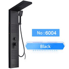 Cascade Luxe LED Shower Panel System with Digital Temperature Display & SPA Massage Jets