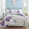 Coastal Bloom 7-Piece Floral Comforter Set