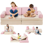 Modular Corduroy Kids Play Couch