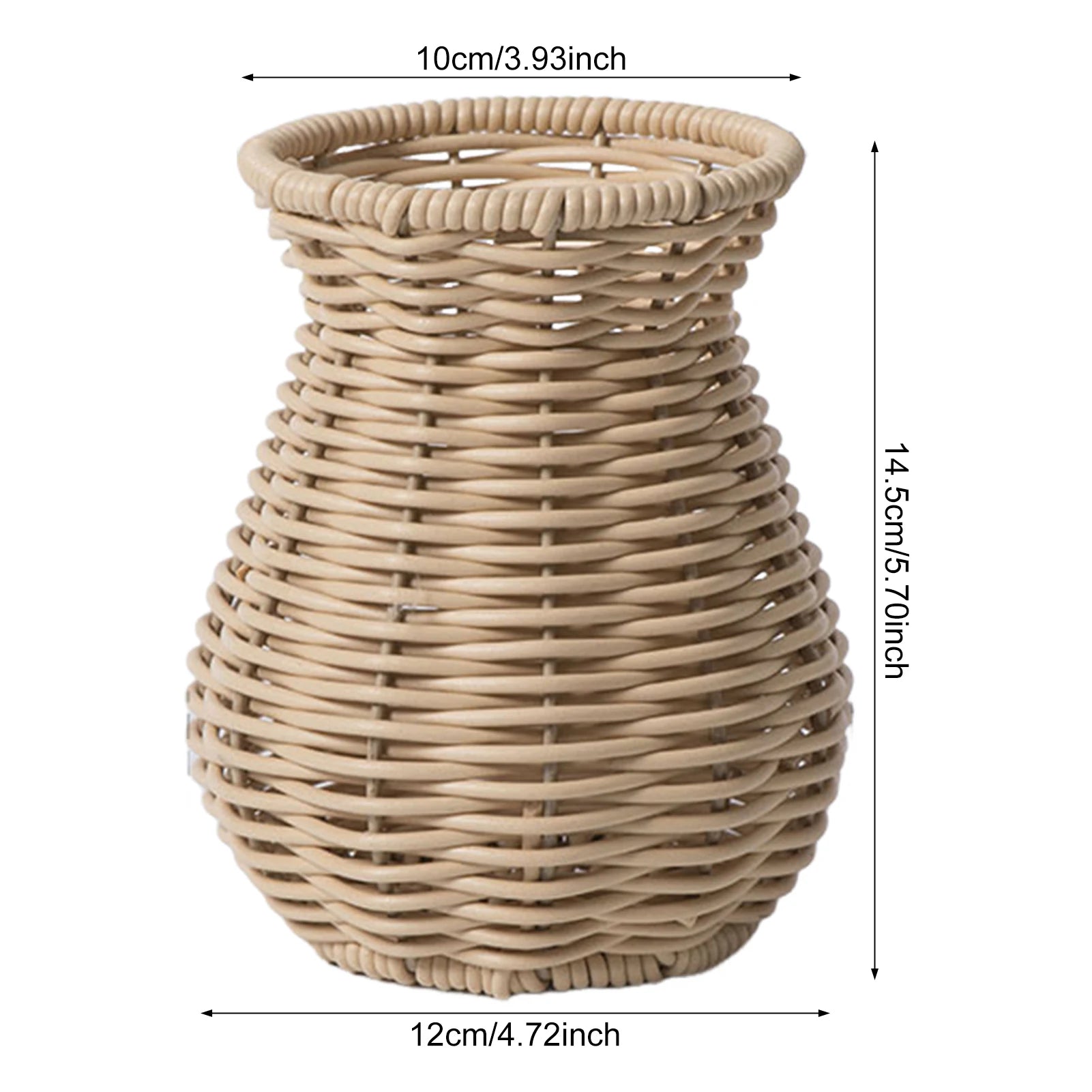 Willow Weave Decorative Vase